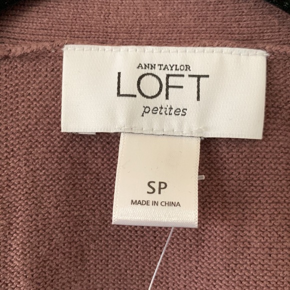 NWT LOFT Gold Sparkle Cardigan Sweater - Picture 4 of 15